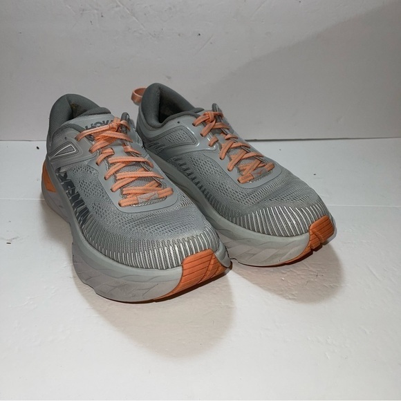 Hoka One One Bondi 7 Man Running Sneaker Nimbus Cloud Radiant Shoes Size 9 D - Picture 10 of 11